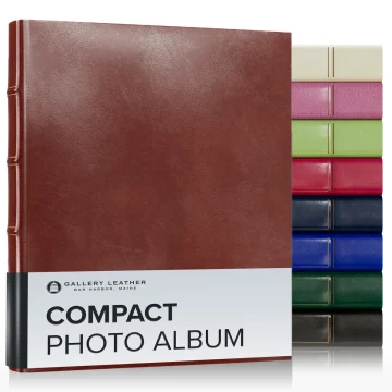 Leather Compact Photo Album