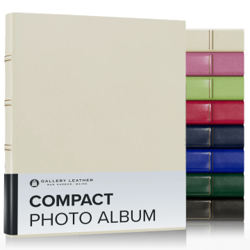 Leather Compact Photo Album
