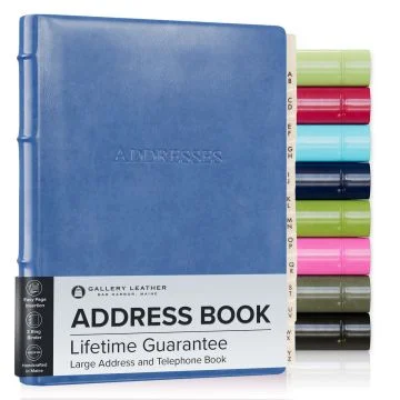 Desk Leather Address Book