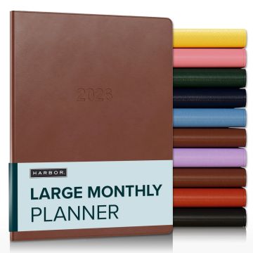 Harbor Large Monthly Planner - 9.75" x 7.5"