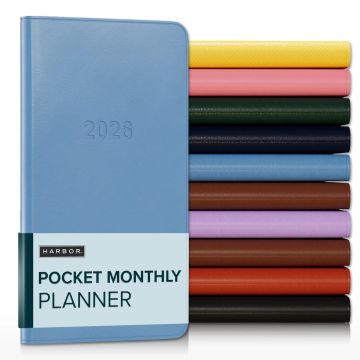 Harbor Pocket Monthly Planner - 6" x 3.25"