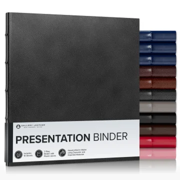 Leather Presentation Binder