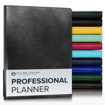 Professional Leather Planner - 9" x 7"