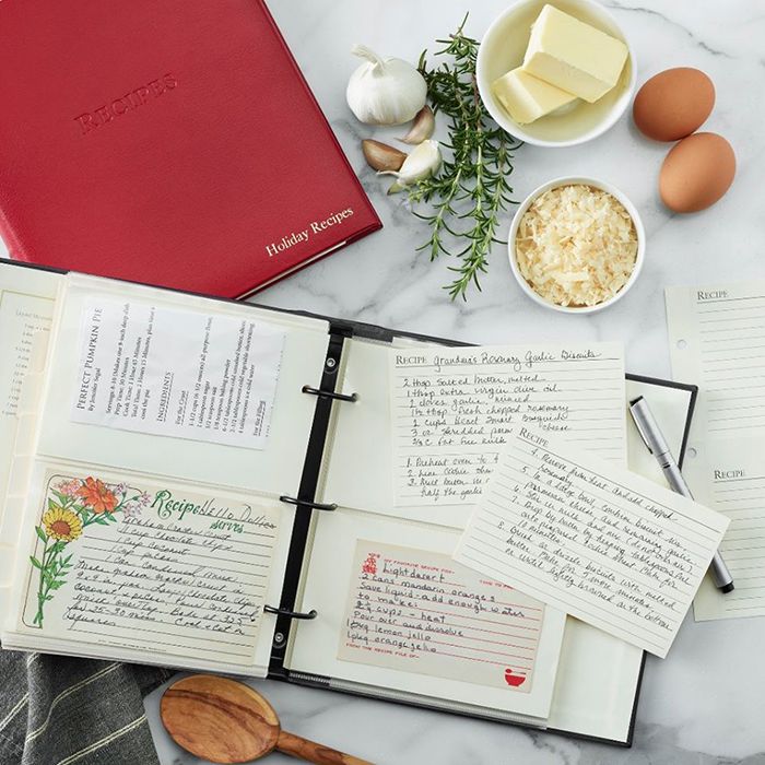 recipe card holder binder 8.5x11