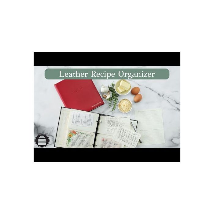 Personalized Recipe Organizer | Gallery Leather