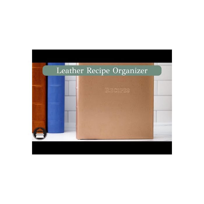 Personalized Recipe Organizer | Gallery Leather