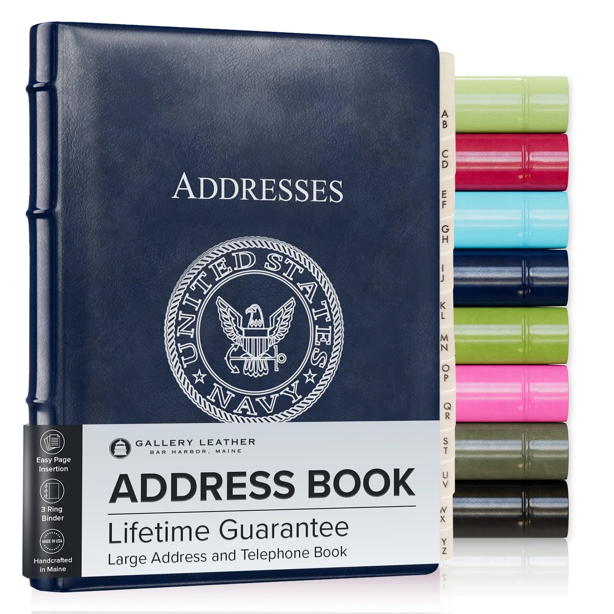 アドレス帳　ADDRESS BOOK Personalized Desk Leather Address Books | Gallery Leather