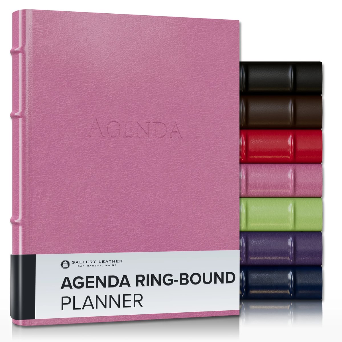 Gallery Leather 3-Ring Bound Weekly Monthly Planner 2026, Elegantly 3-Ring Bo…
